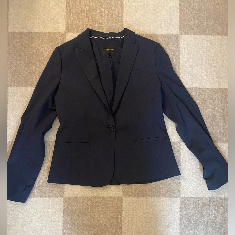 Banana Republic Navy Blazer